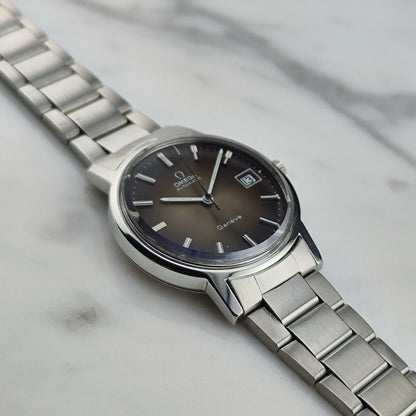 OMEGA Genève Automatic Steel Bracelet Super Rare Brown Dial [REF. 166.0163]