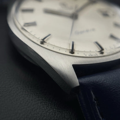 OMEGA Genève Automatic Steel Blue Strap Near Mint [REF. 166.041]