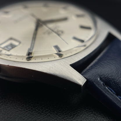 OMEGA Genève Automatic Steel Blue Strap Near Mint [REF. 166.041]