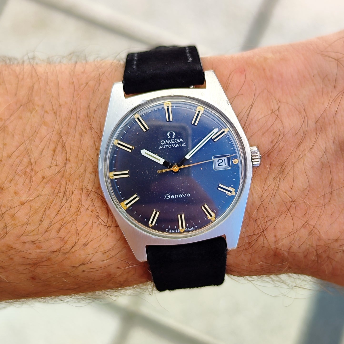 Omega Genéve Automatic Blue Dial 1970 Serviced 08/2026 [REF. 166.041]