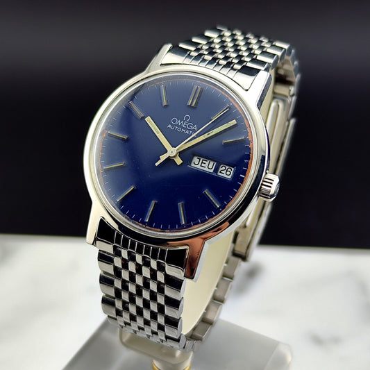 OMEGA Genéve Automatic Blue Dial France Day-Date Serviced [REF. 166.0117]