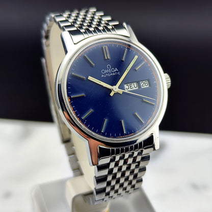 OMEGA Genéve Automatic Blue Dial France Day-Date Serviced [REF. 166.0117]