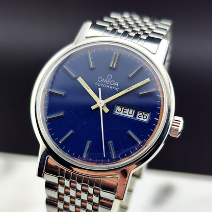 OMEGA Genéve Automatic Blue Dial France Day-Date Serviced [REF. 166.0117]