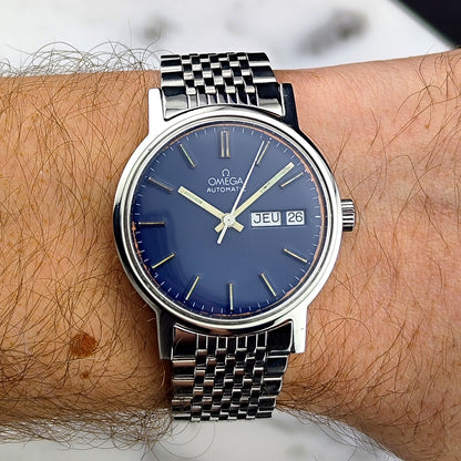 OMEGA Genéve Automatic Blue Dial France Day-Date Serviced [REF. 166.0117]