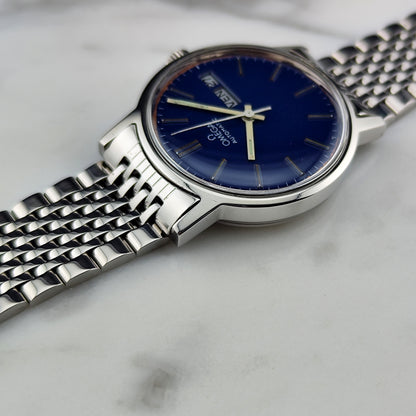 OMEGA Genéve Automatic Blue Dial France Day-Date Serviced [REF. 166.0117]