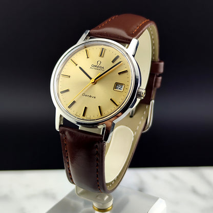 OMEGA Genéve Automatic Date Rare Champagner Dial [REF. 166.0163]