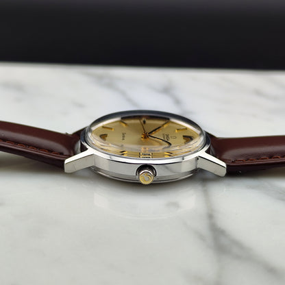 OMEGA Genéve Automatic Date Rare Champagner Dial [REF. 166.0163]