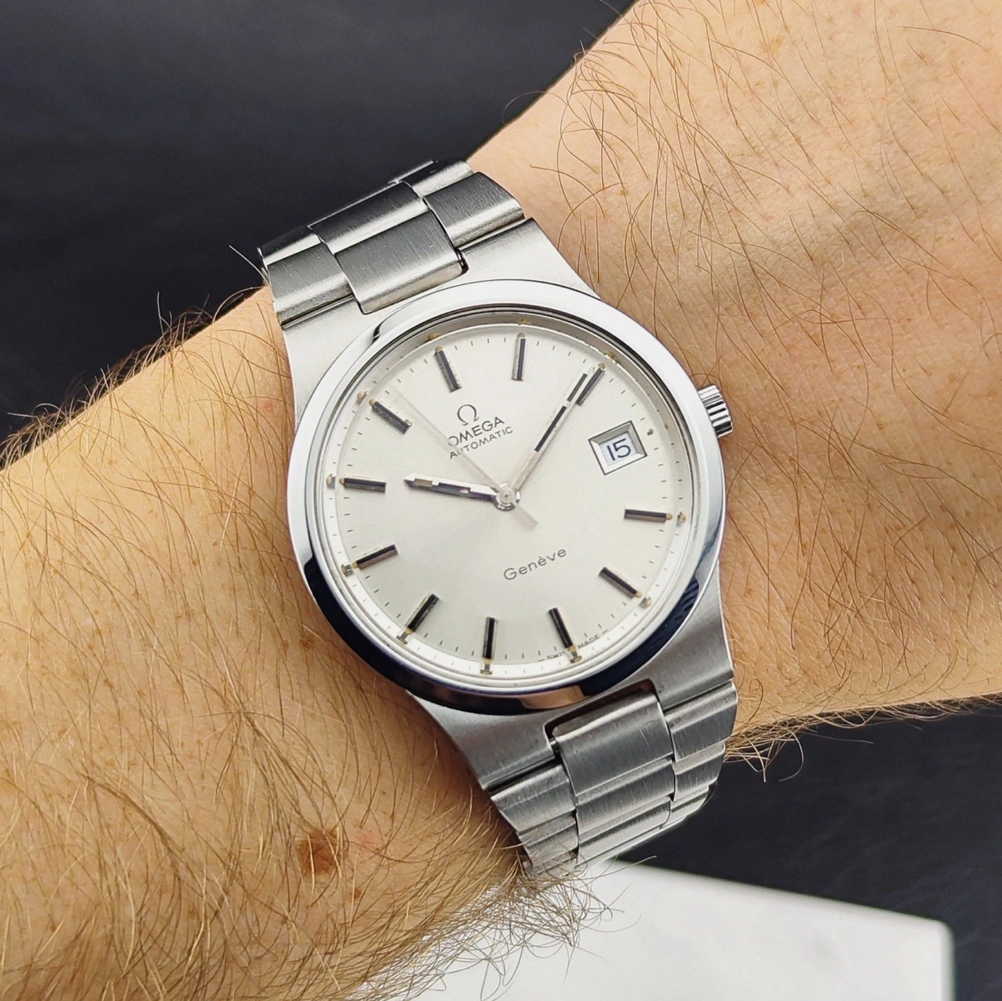 OMEGA Genève Automatic Date Steel Bracelet [REF. 166.0174]