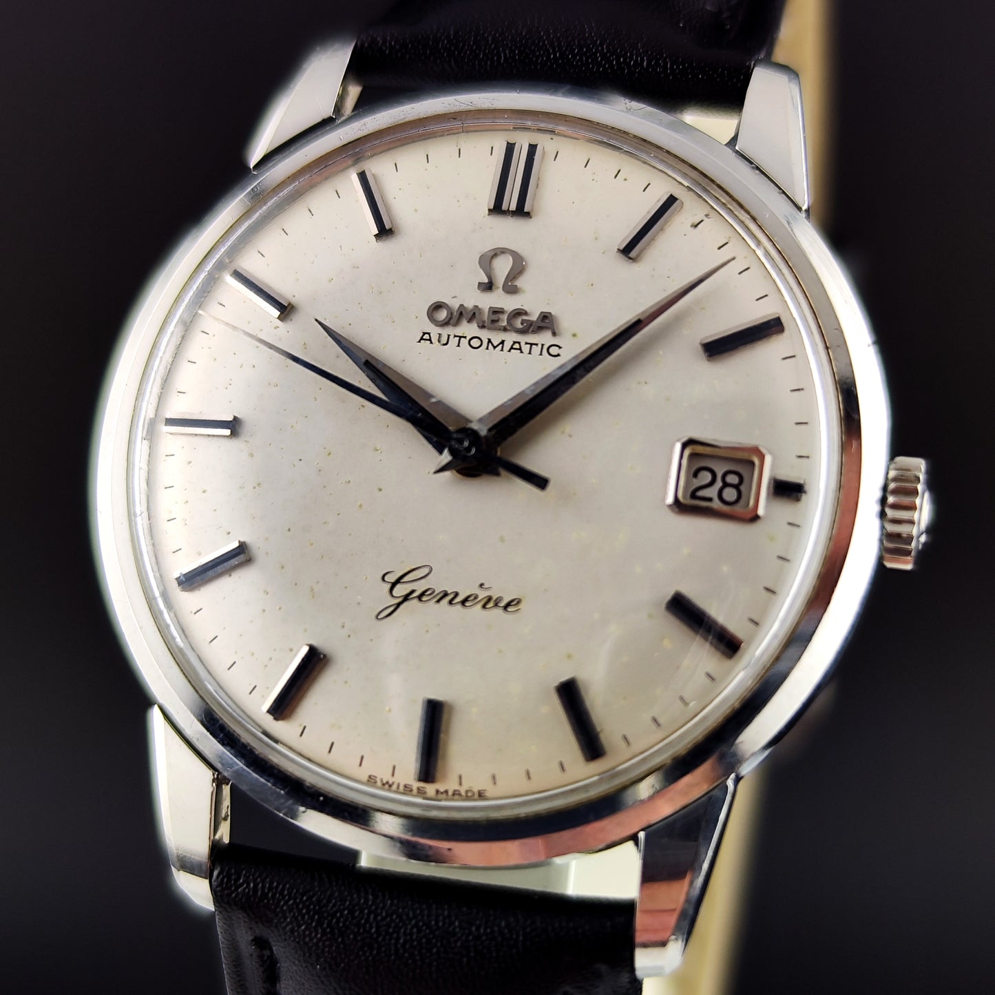 OMEGA Genève Automatic Date White Dial 1962 Serviced 04/2026 [REF. 14703]