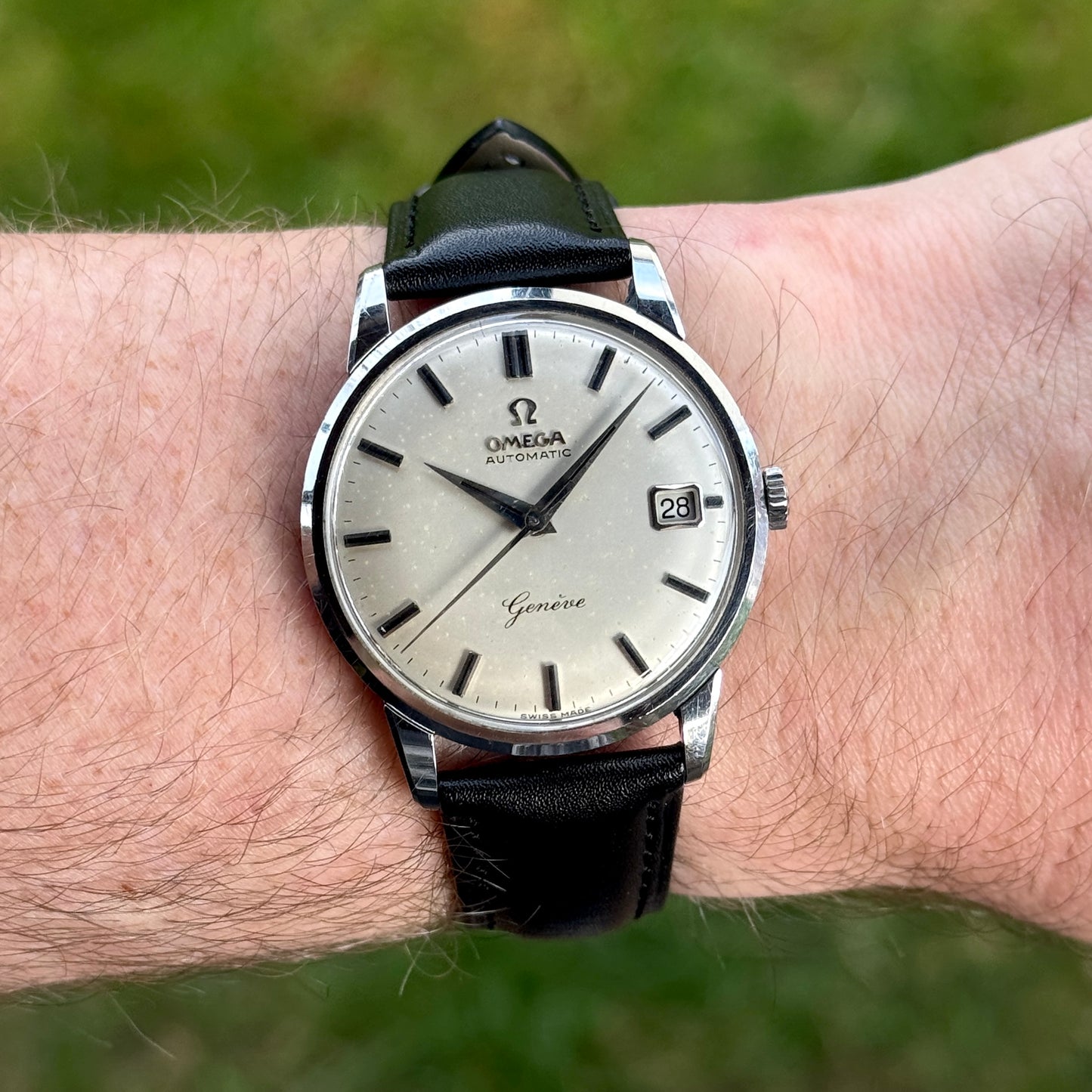 OMEGA Genève Automatic Date White Dial 1962 Serviced 04/2026 [REF. 14703]