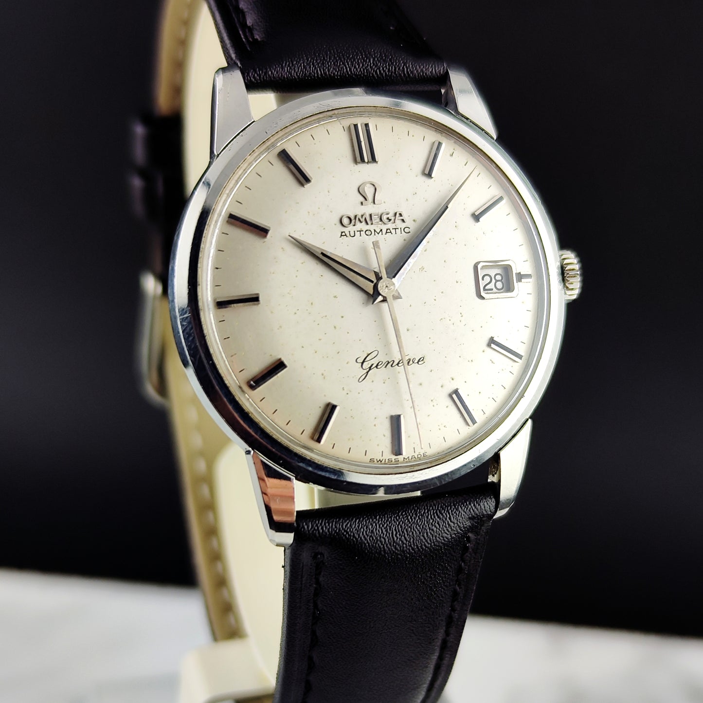 OMEGA Genève Automatic Date White Dial 1962 Serviced 04/2026 [REF. 14703]