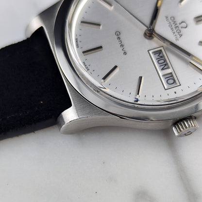 Omega Genéve Automatic Day-Date Silver Dial Mint+ 1977 Serviced 10/2026 – Bild 10