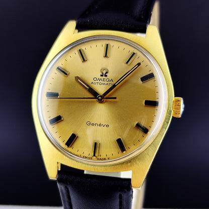 OMEGA Genéve Automatic Gold 1968 Serviced 03/2026 [REF. 165.041]