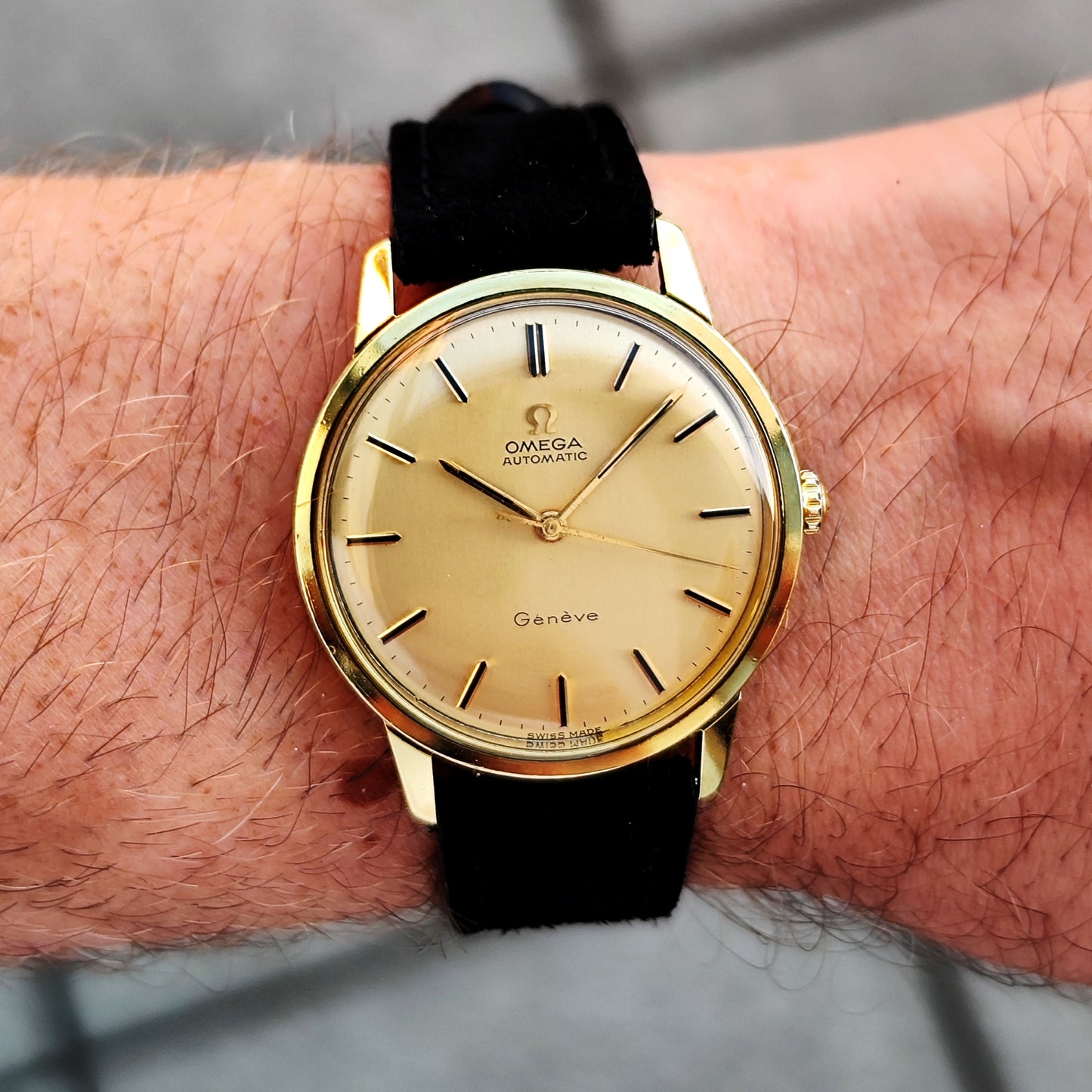 Omega Genéve Automatic Gold Dial 1967 Serviced 07/2026 [REF. 165.002]