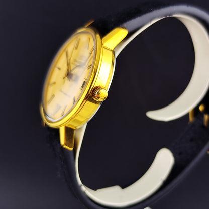 OMEGA Genéve Automatic Gold Linen Dial 1978 Serviced 07/2026 [REF. 166.0202]