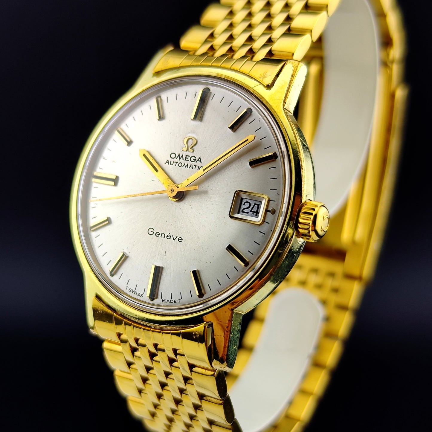 OMEGA Genéve Automatic Gold White Dial 1969 [REF. 166.070]