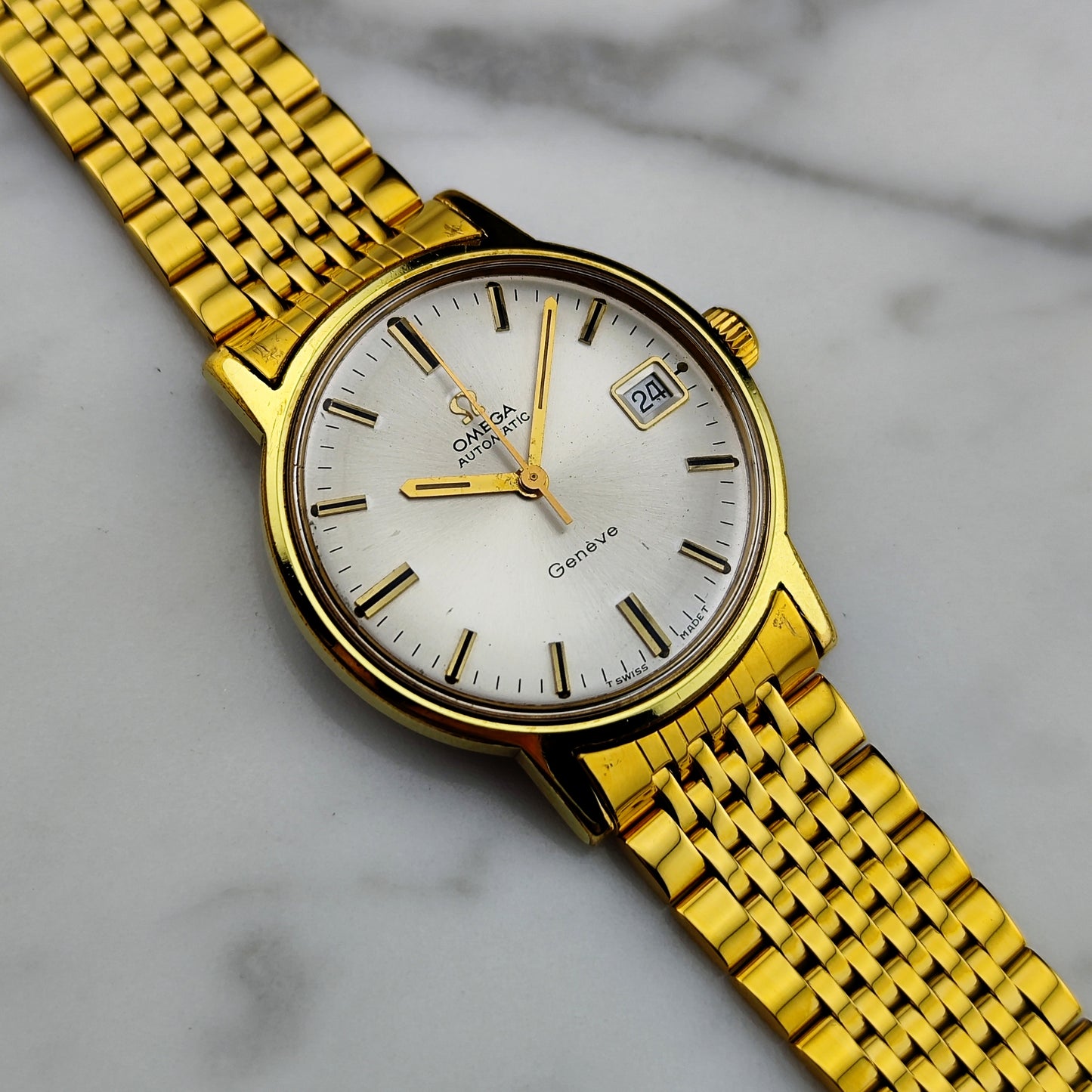 OMEGA Genéve Automatic Gold White Dial 1969 [REF. 166.070]