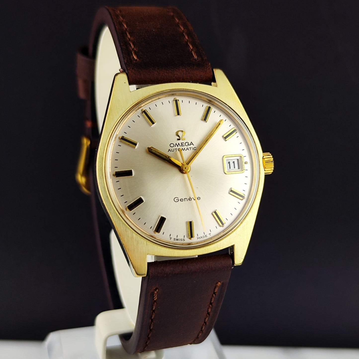 Omega Genéve Automatic Gold White Dial 1970 [REF. 166.041]
