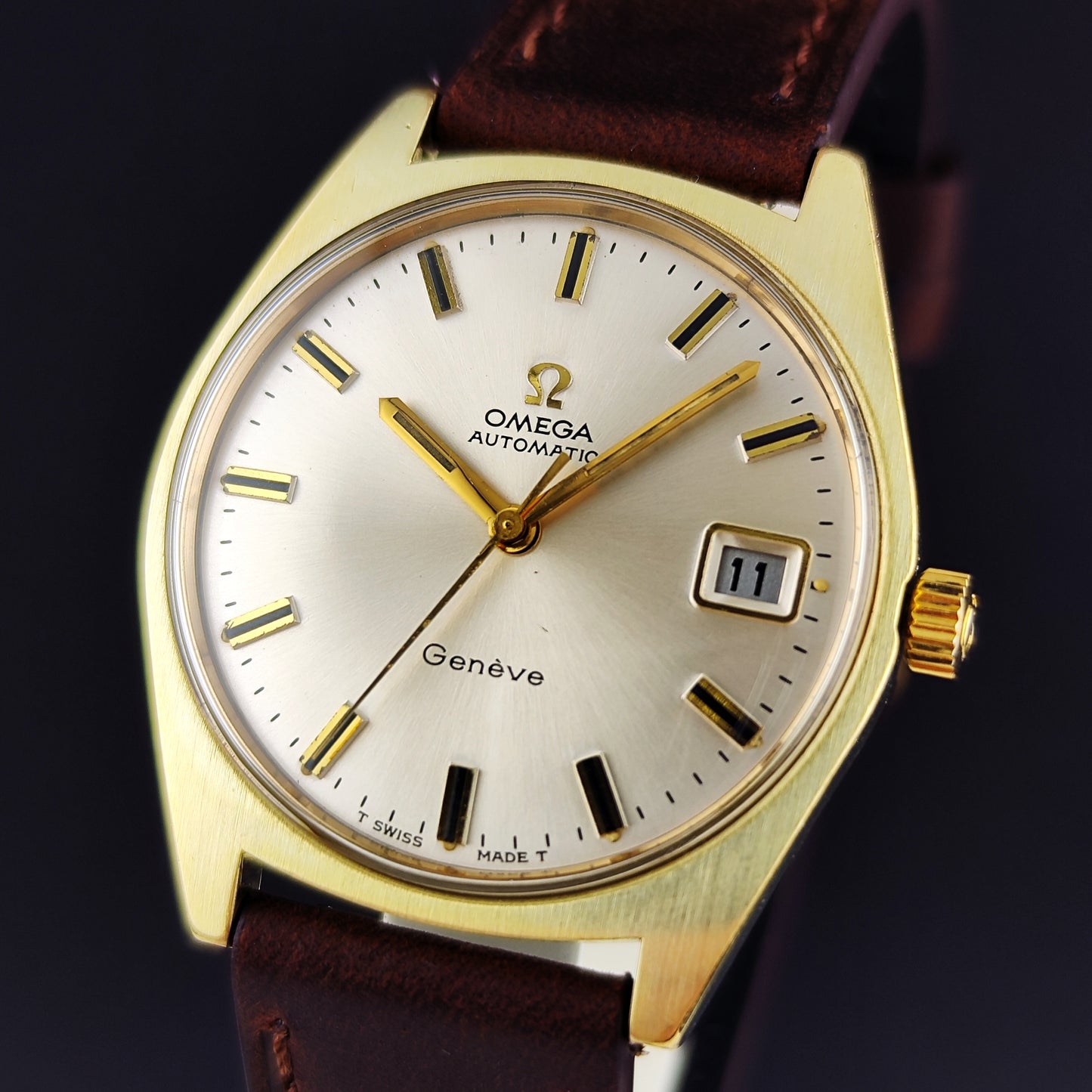 Omega Genéve Automatic Gold White Dial 1970 [REF. 166.041]