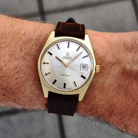 Omega Genéve Automatic Gold White Dial 1970 [REF. 166.041]
