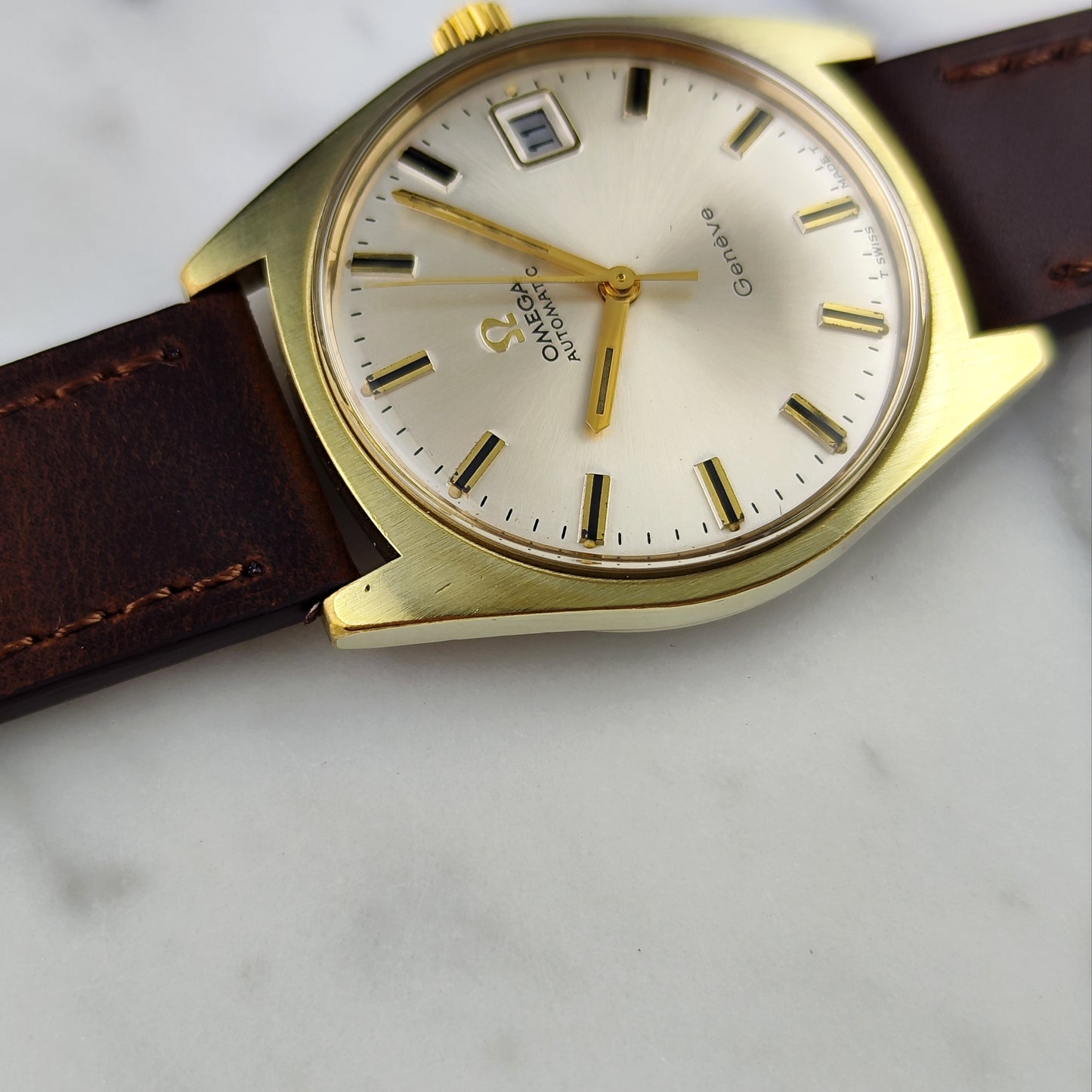Omega Genéve Automatic Gold White Dial 1970 [REF. 166.041]