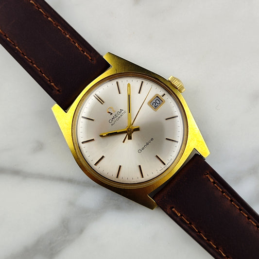 Omega Genéve Automatic Gold White Dial 1971 [REF. 166.041]