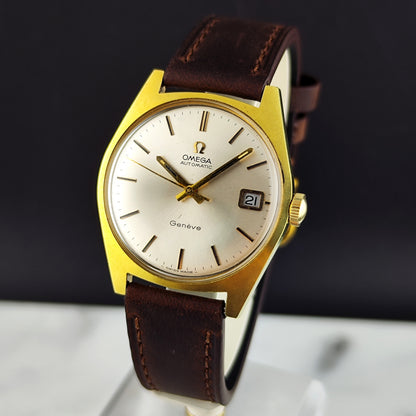 Omega Genéve Automatic Gold White Dial 1971 [REF. 166.041]