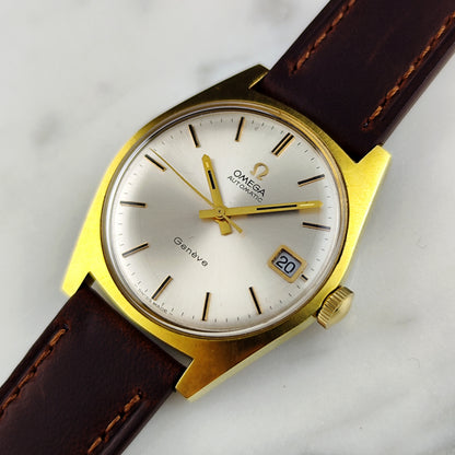 Omega Genéve Automatic Gold White Dial 1971 [REF. 166.041]