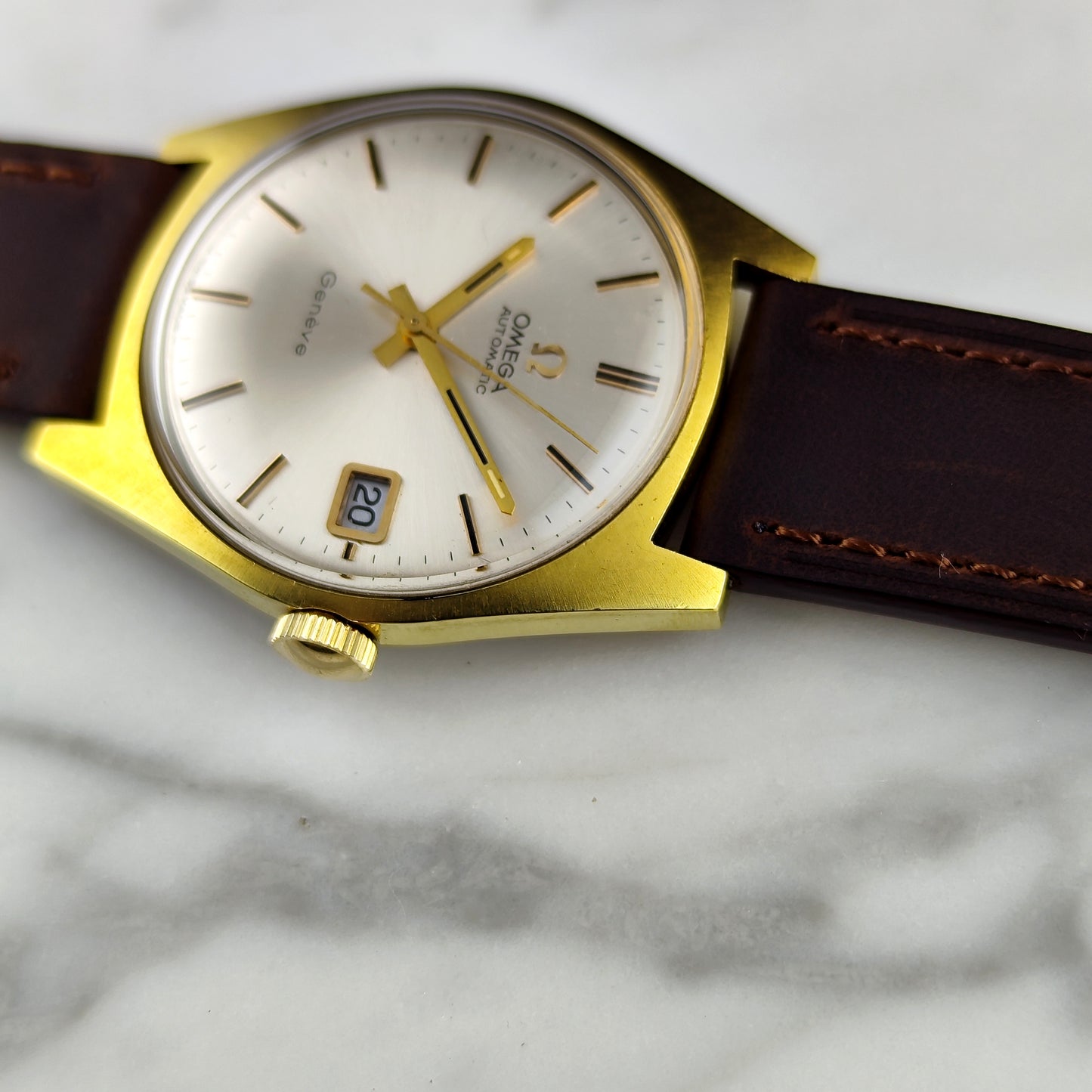 Omega Genéve Automatic Gold White Dial 1971 [REF. 166.041]