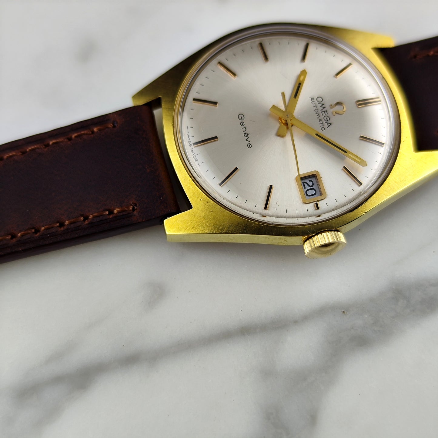 Omega Genéve Automatic Gold White Dial 1971 [REF. 166.041]