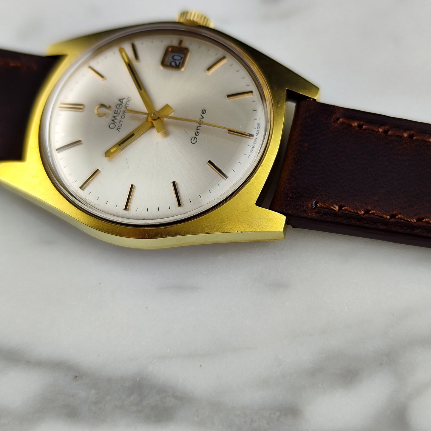 Omega Genéve Automatic Gold White Dial 1971 [REF. 166.041]