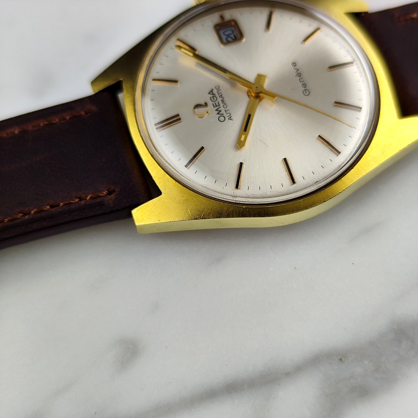Omega Genéve Automatic Gold White Dial 1971 [REF. 166.041]