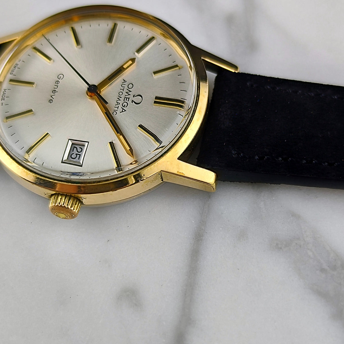 Omega Genéve Automatic Gold White Dial 1973 Serviced 10/2026 – Bild 13