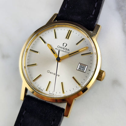 Omega Genéve Automatic Gold White Dial 1973 Serviced 10/2026 – Bild 14