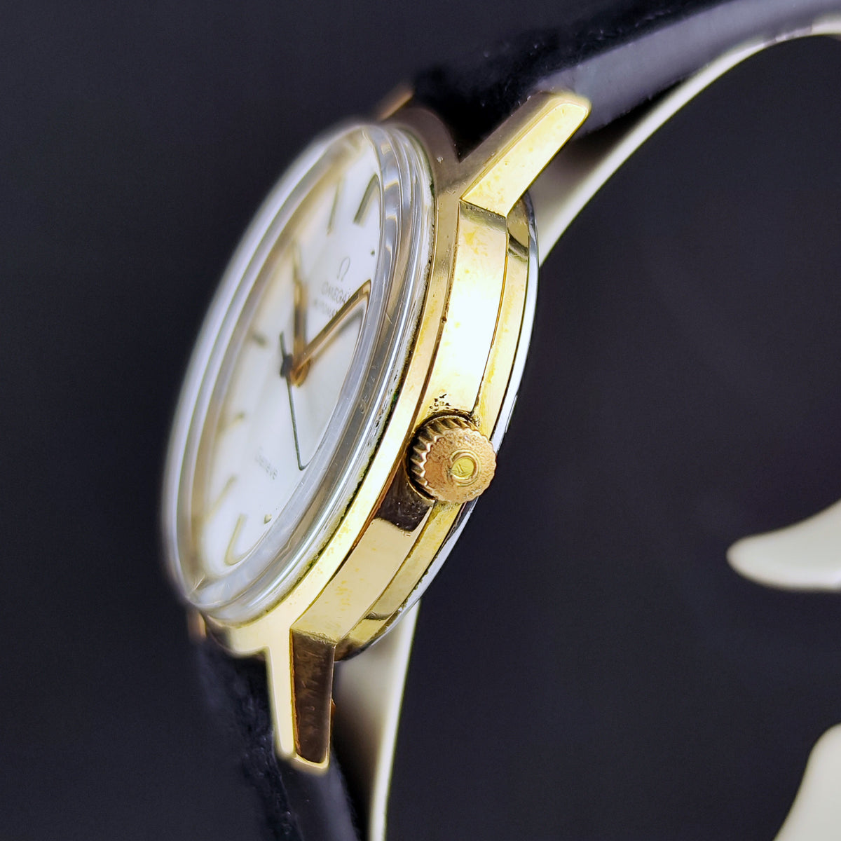 Omega Genéve Automatic Gold White Dial 1973 Serviced 10/2026 – Bild 4