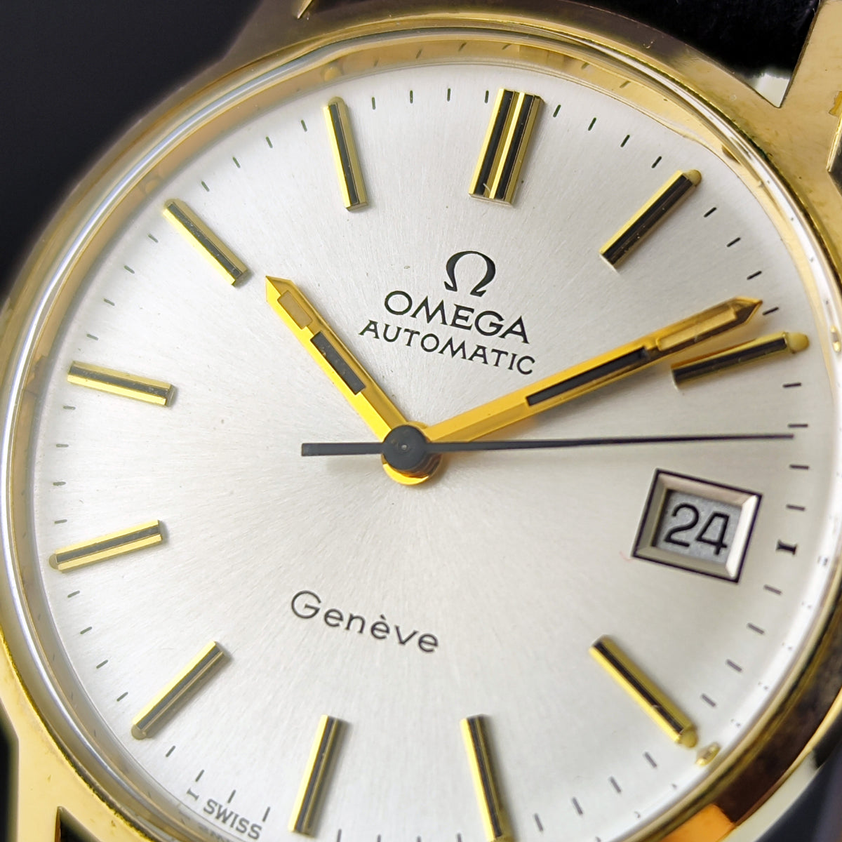 Omega Genéve Automatic Gold White Dial 1973 Serviced 10/2026 – Bild 6