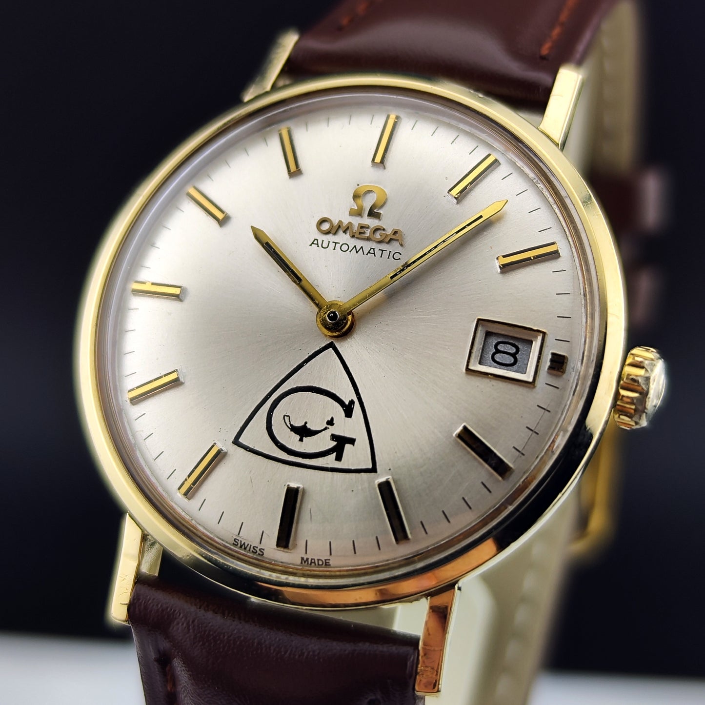 OMEGA Genéve Automatic Gold White Dial Rare Config [REF. 462717]