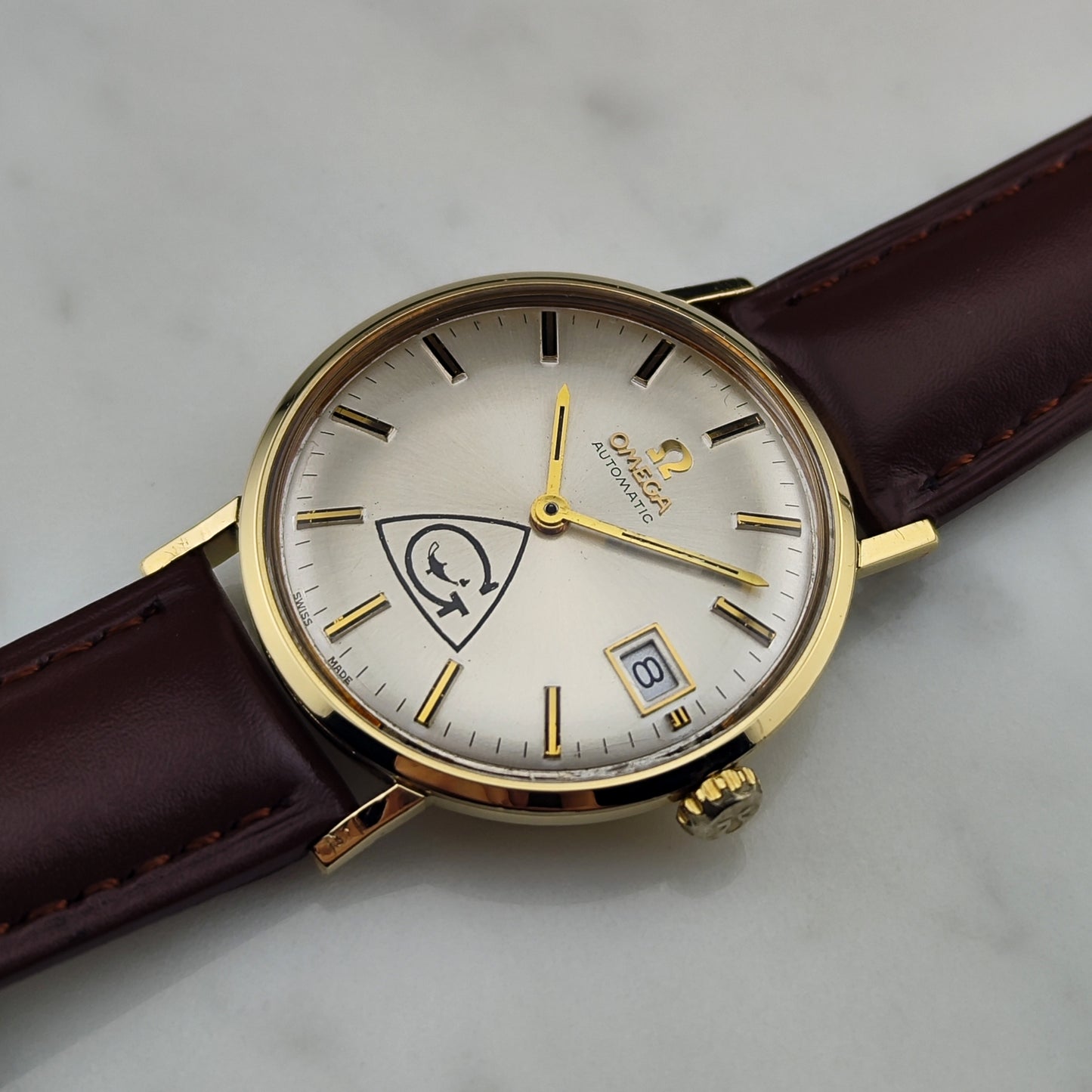 OMEGA Genéve Automatic Gold White Dial Rare Config [REF. 462717]