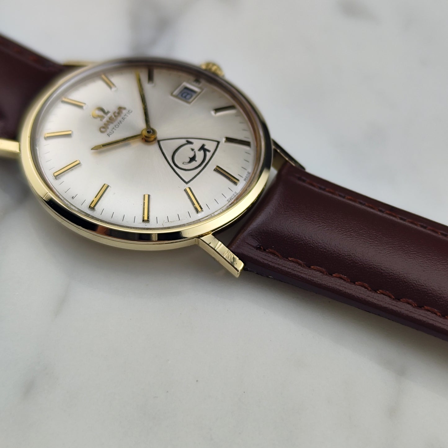 OMEGA Genéve Automatic Gold White Dial Rare Config [REF. 462717]