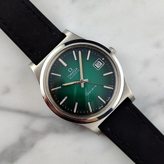 OMEGA Genéve Automatic Green Dial 1973 Serviced 05/2026 [REF. 166.0168]