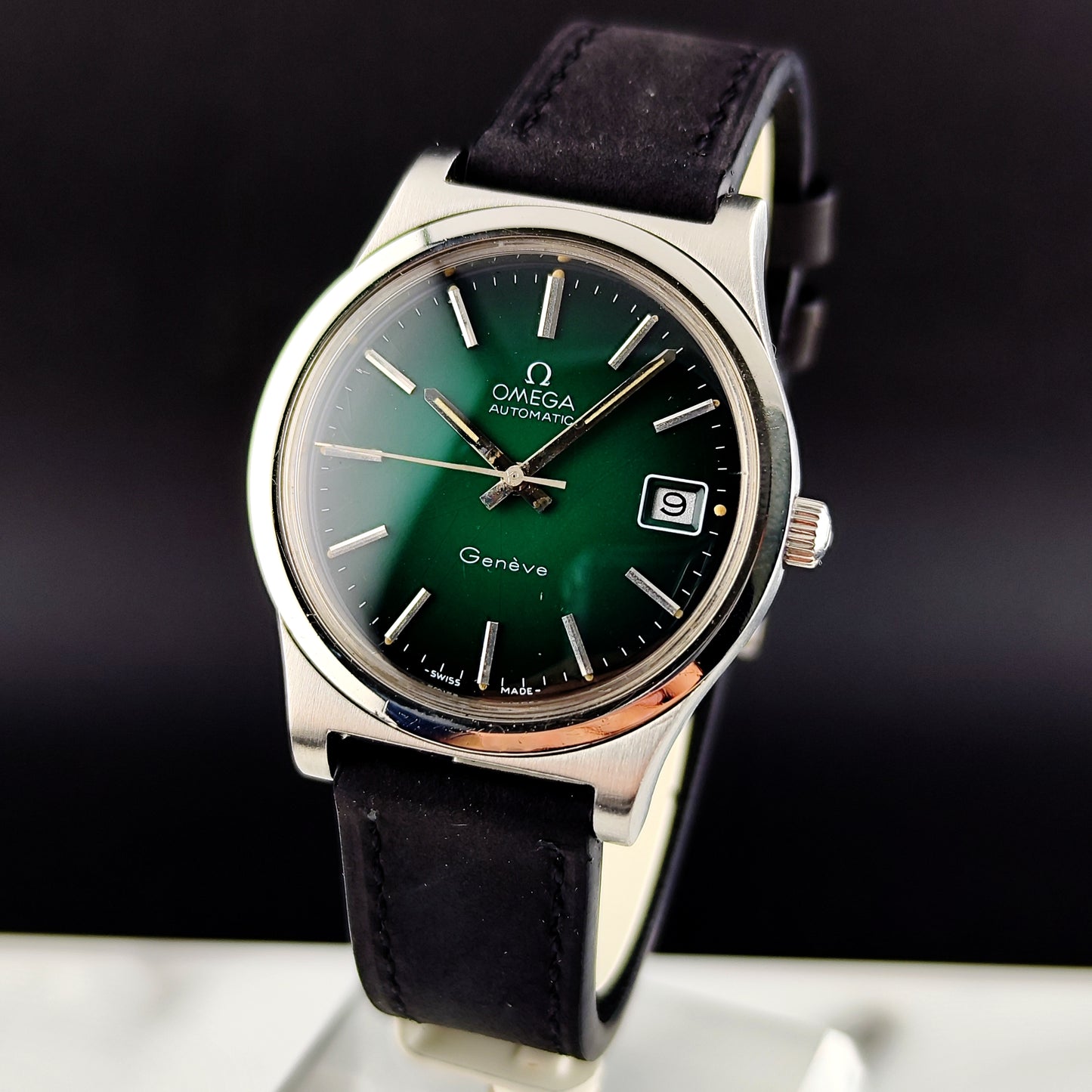 OMEGA Genéve Automatic Green Dial 1973 Serviced 05/2026 [REF. 166.0168]