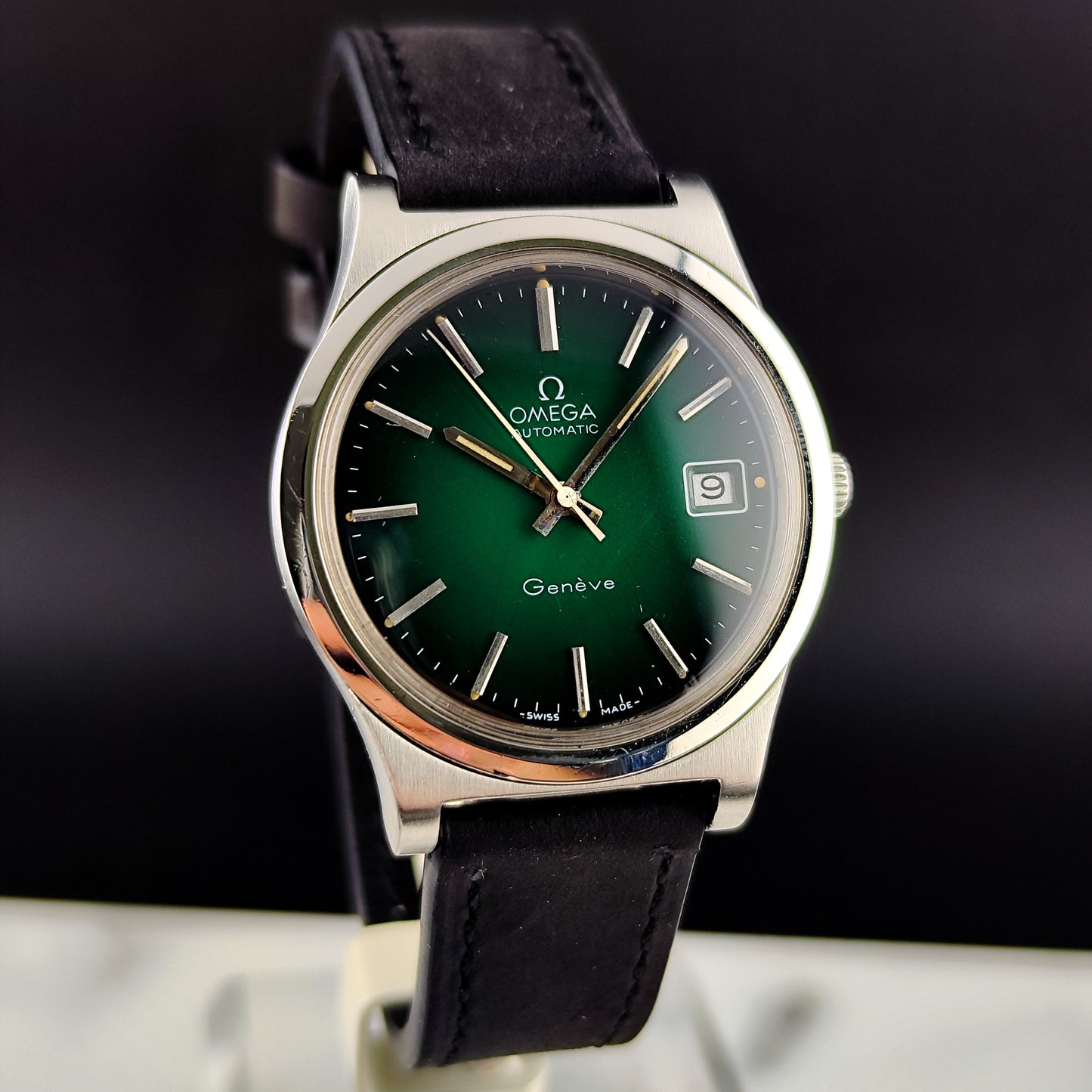 OMEGA Genéve Automatic Green Dial 1973 Serviced 05/2026 [REF. 166.0168]