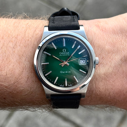 OMEGA Genéve Automatic Green Dial 1973 Serviced 05/2026 [REF. 166.0168]