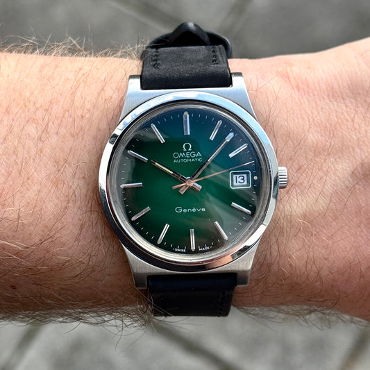OMEGA Genéve Automatic Green Dial 1973 Serviced 05/2026 [REF. 166.0168]