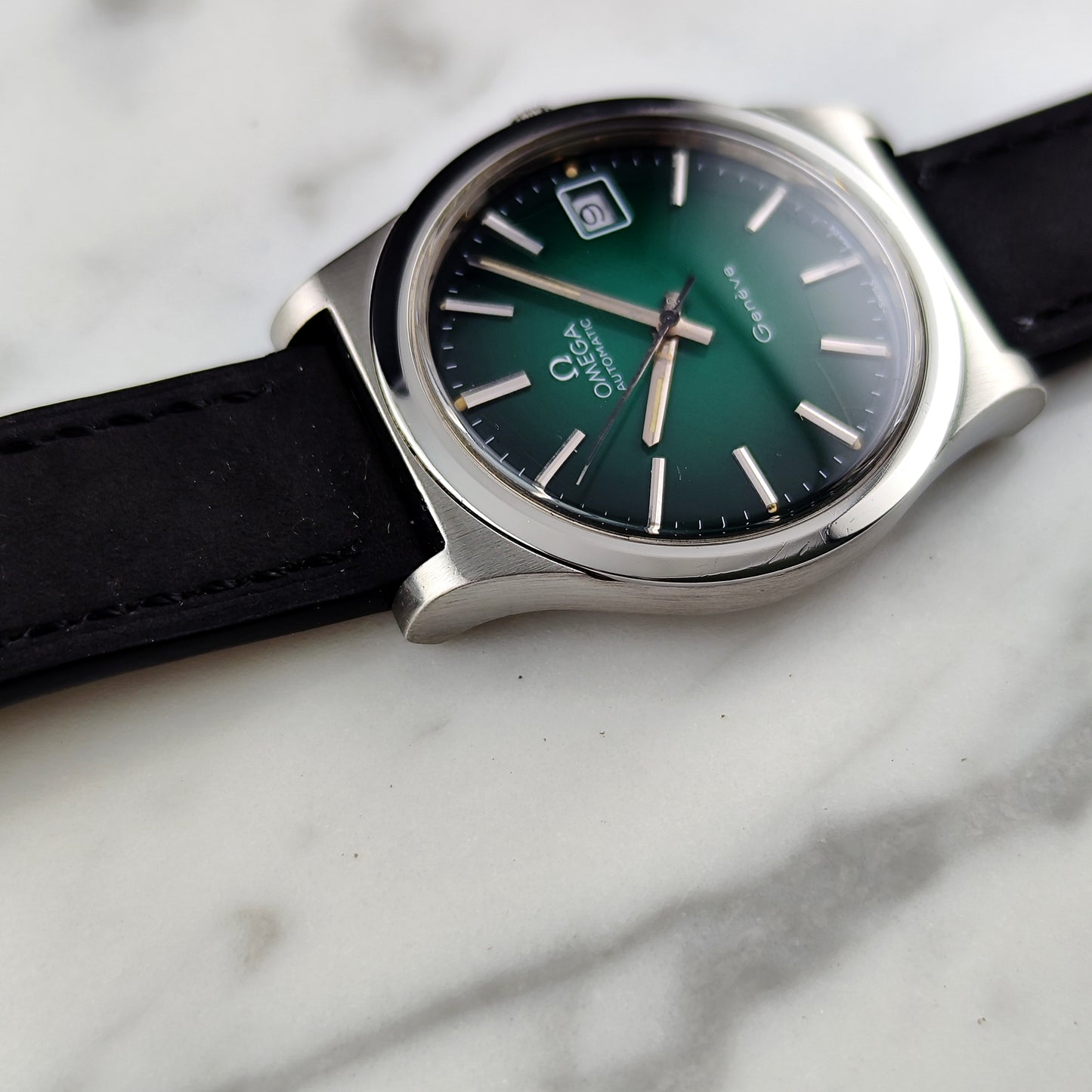 OMEGA Genéve Automatic Green Dial 1973 Serviced 05/2026 [REF. 166.0168]