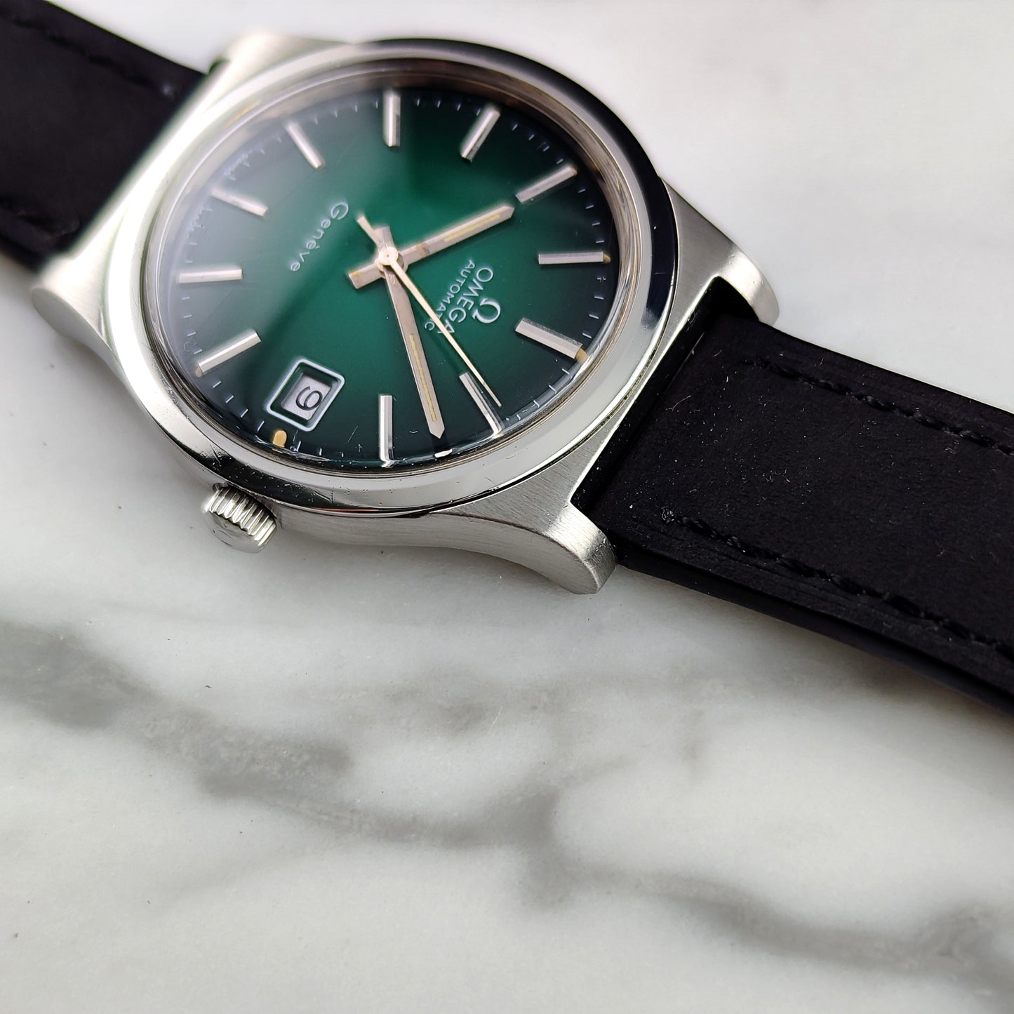 OMEGA Genéve Automatic Green Dial 1973 Serviced 05/2026 [REF. 166.0168]