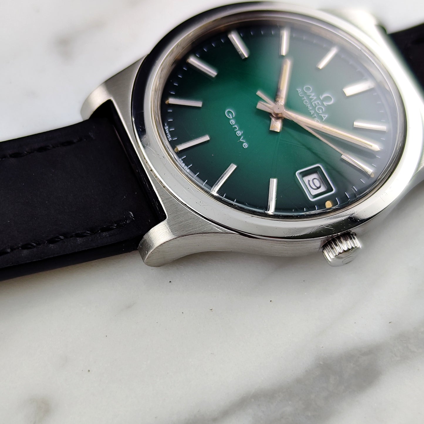 OMEGA Genéve Automatic Green Dial 1973 Serviced 05/2026 [REF. 166.0168]