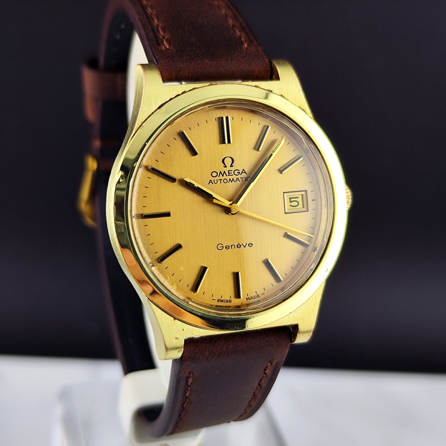 Omega Genéve Automatic Gold Dial 1974 Serviced 08/2026 [REF. 168.0168]