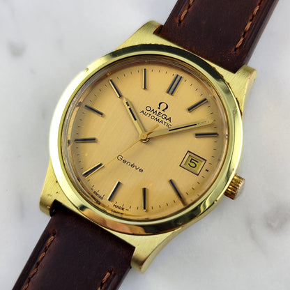 Omega Genéve Automatic Gold Dial 1974 Serviced 08/2026 [REF. 168.0168]