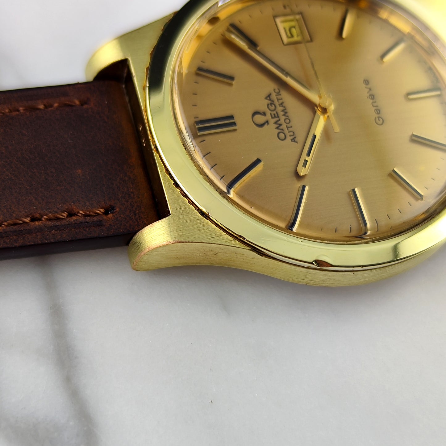 Omega Genéve Automatic Gold Dial 1974 Serviced 08/2026 [REF. 168.0168]